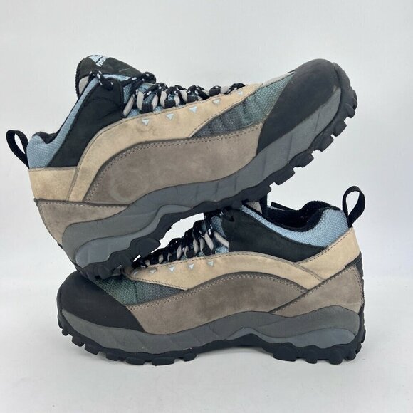 Montrail Gore Tex Gray Blue Hiking Trail Women Boot Shoes GENSTRM1201 Size 7.5 - Picture 9 of 12